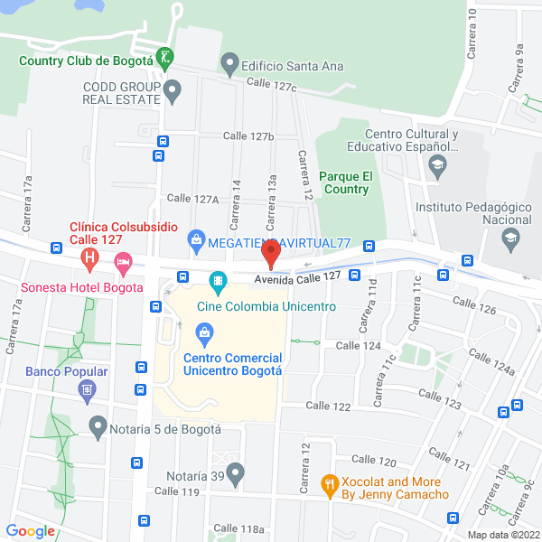 Mapa de Mcg Abogados - Quiero Clientes