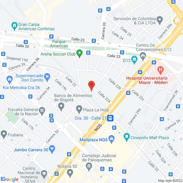 Mapa de Corredor Villamizar Magda Liliana