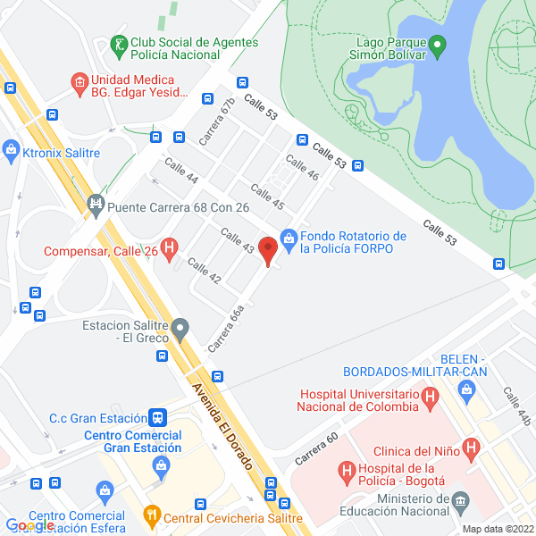 Mapa de Jiménez Pulido Carlos Arturo