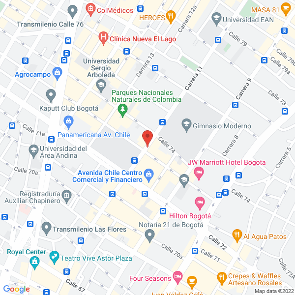 Mapa de Tc Abogados- Quiero Clientes