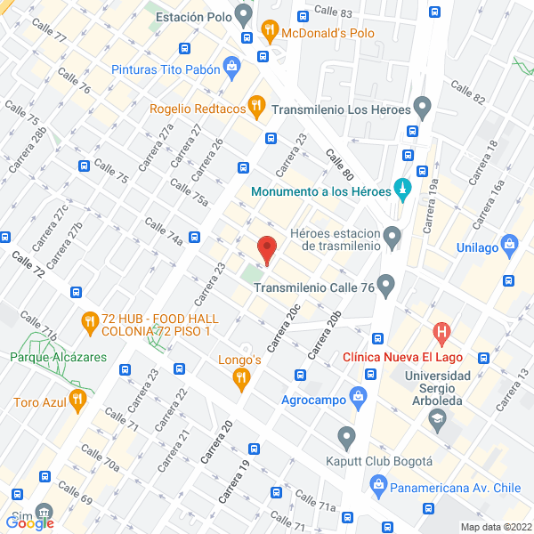 Mapa de Ip-Link Colombia S.A.S