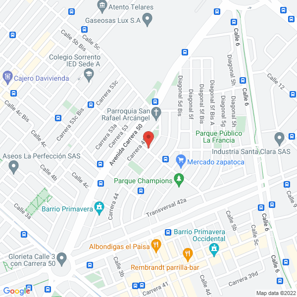 Mapa de Pañalera Mary