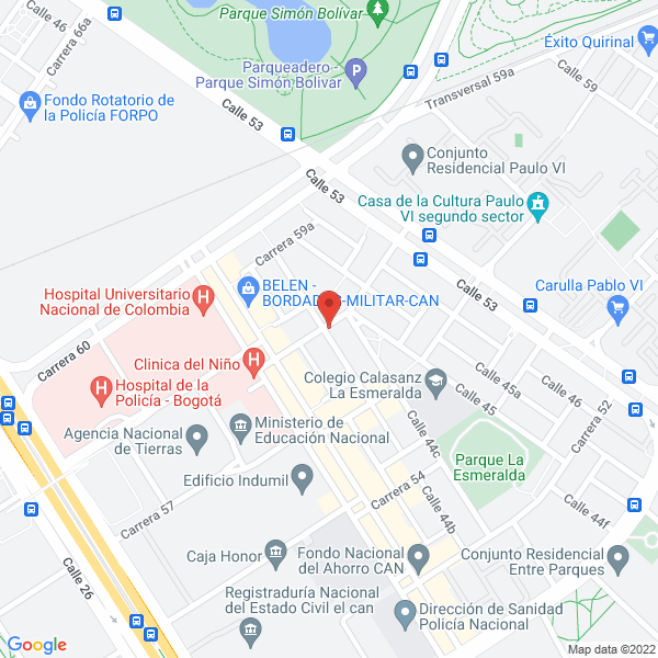 Mapa de Fundación 4° Nivel Rte.Contemporáneo