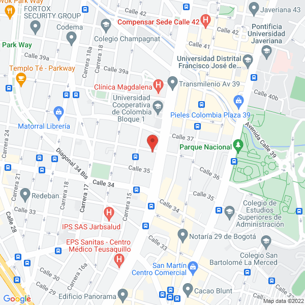 Mapa de Bpl Medical S.A.S.