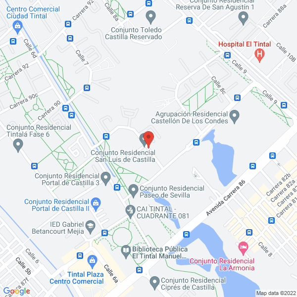 Mapa de Comercializadora Internacional Italiana De Quesos S.A.S.