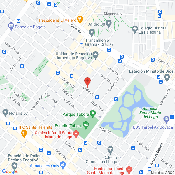 Mapa de Comercializadora Plus Colombia Ltda