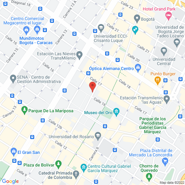 Mapa de Cuervo Ripe & Cia S En C