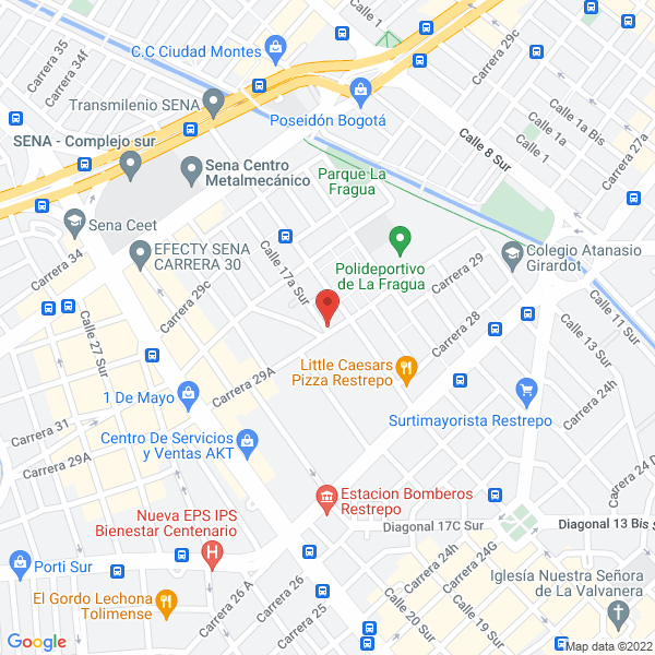 Mapa de Jorge Fabian Murillo Carrera