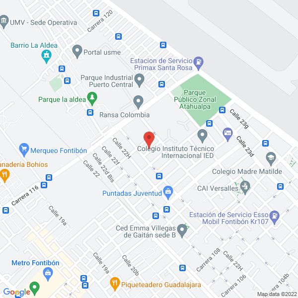 Mapa de La Paisa Corabastos