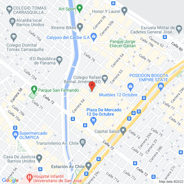 Mapa de Mariachi Mí Bendita Tierra
