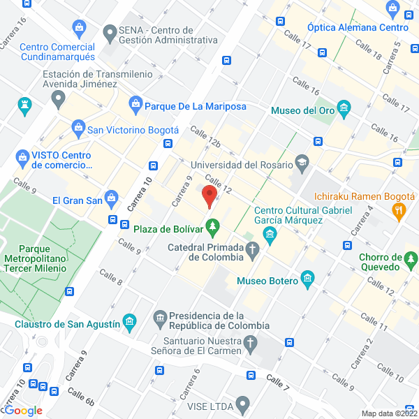Mapa de Afianzadora Mercantil Colombiana S.A