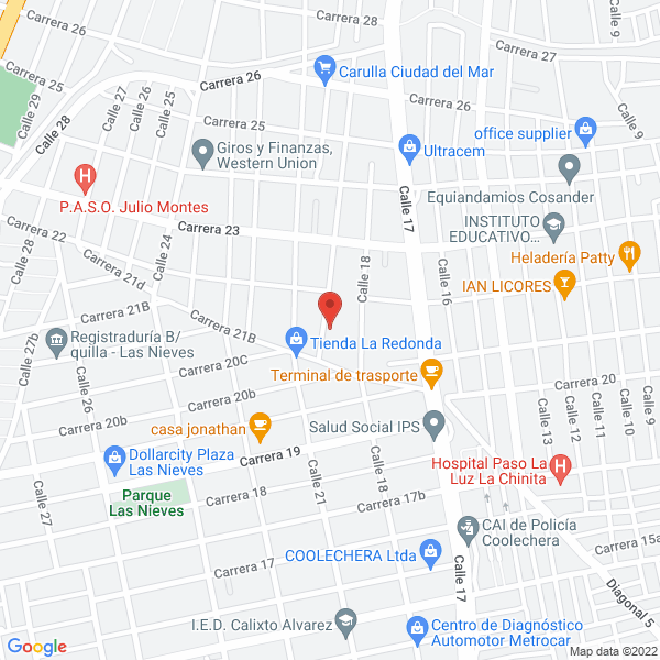 Map of Aga Mantenimiento