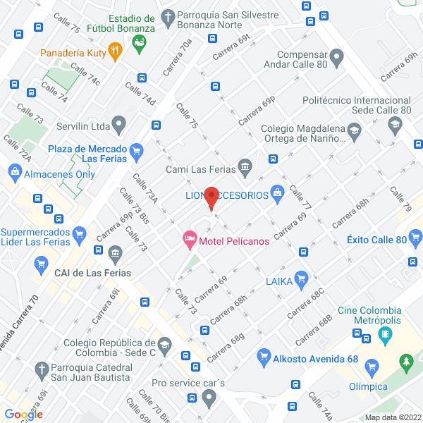 Mapa de Agencia De Aduanas Regal Corretajes Aduaneros S.A.S.