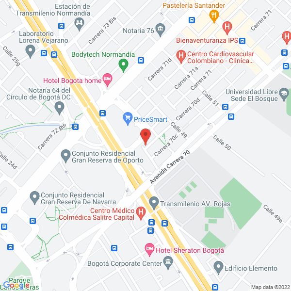 Mapa de Agencia De Intermediacion De Seguros Y Servicios Empresariales Ltda.