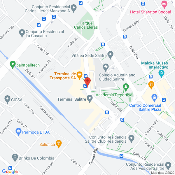 Mapa de Agencia De Viajes Y Turismo Diverturs Colombia Ltda