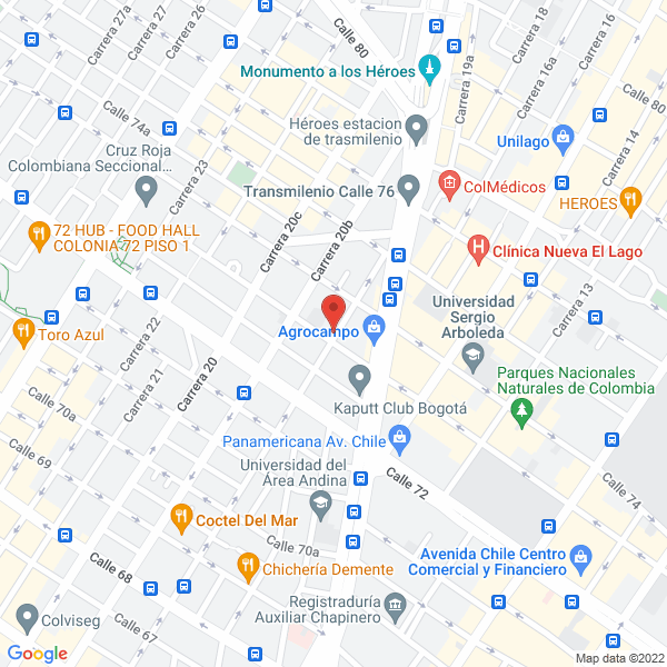 Mapa de Agroclaro Ltda.