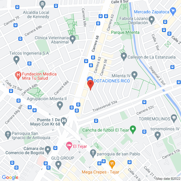 Mapa de Alago S. Ltda.