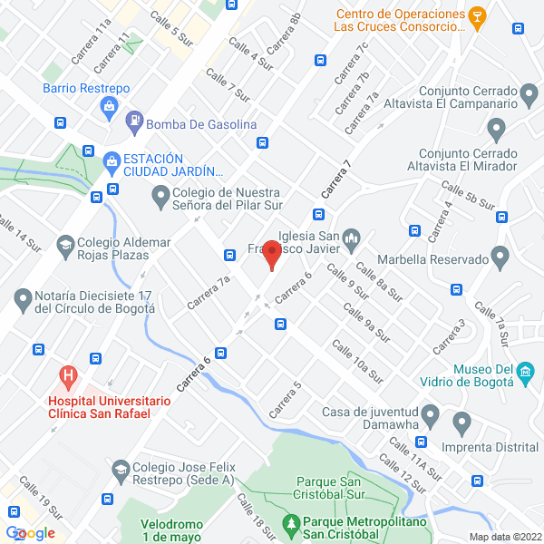 Mapa de Aleaciones Especiales De Colombia Ltda.