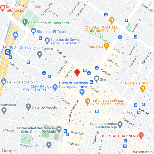 Mapa de Aleléctricos Rodríguez Liz