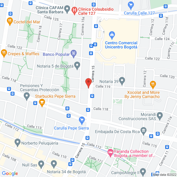 Mapa de Alfabienes Ltda.