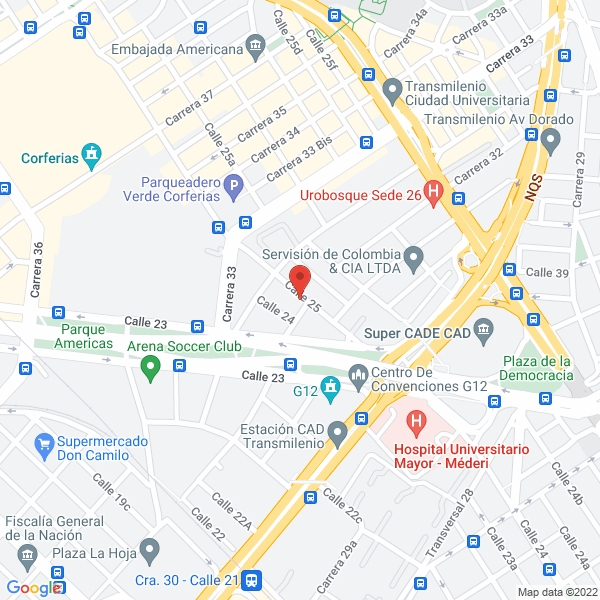 Mapa de Alianza Solidaria Empresarial O.C.