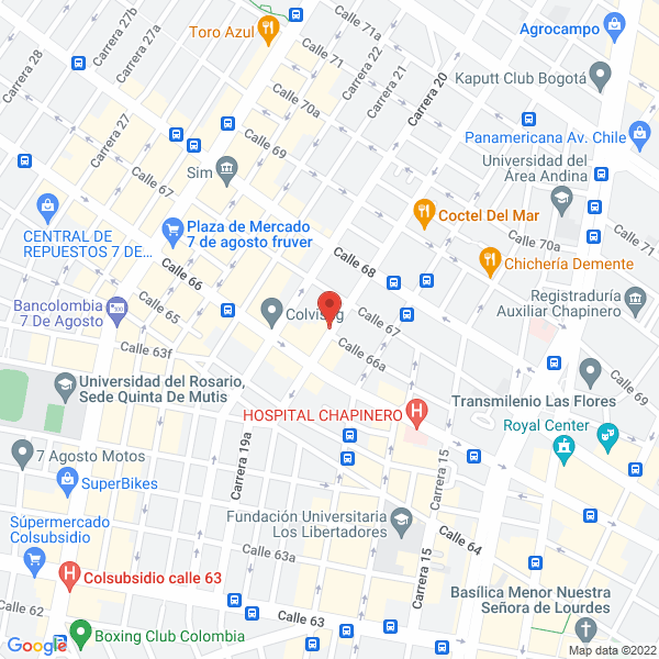 Mapa de Alimentos Campos Norte Colombia S.A.S