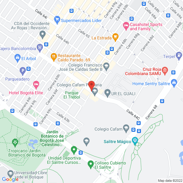 Mapa de Agrupacion Musical Huellas
