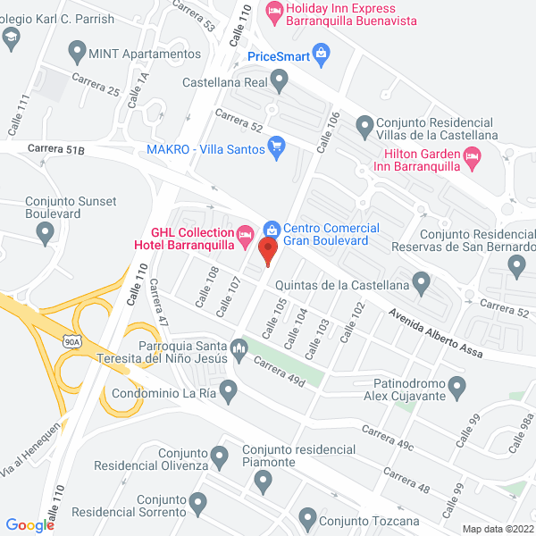 Map of Agua Bendita Store