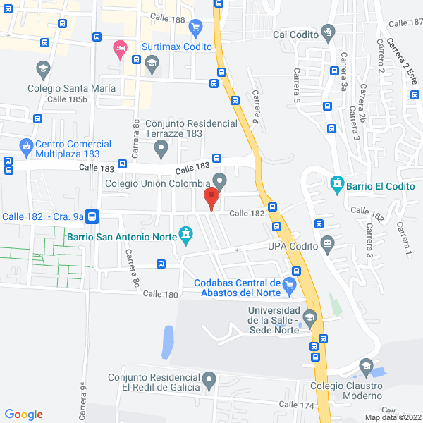 Mapa de Alimentos Precocidos Y Congelados San Luis S.A.S.