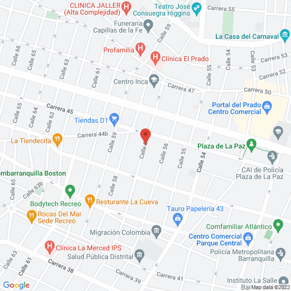 Map of Alinea Autos