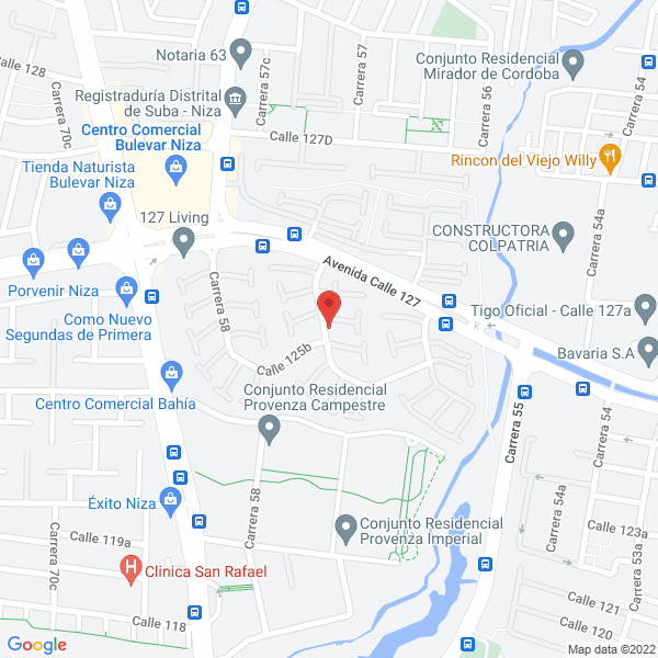 Mapa de All Nippón Mayorista