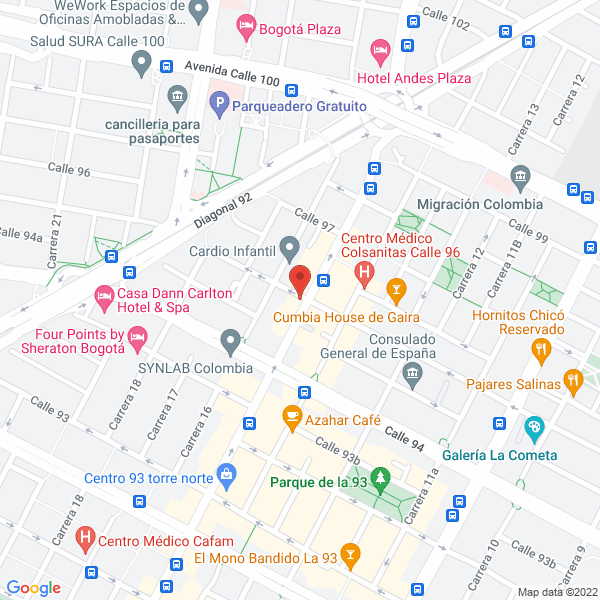 Mapa de Alianza Del Humea S.A.S.
