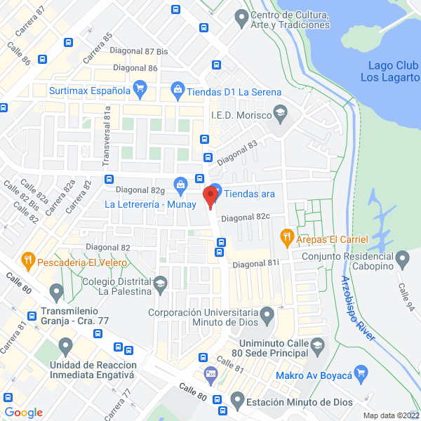 Mapa de Almacén De Compra-Venta Del Norte