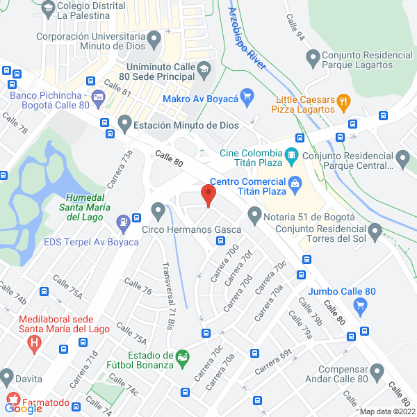 Mapa de Alfa De Servicio Ltda.