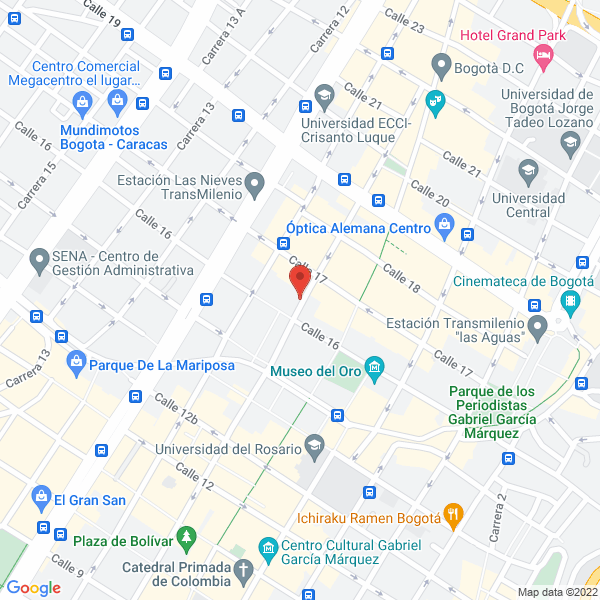 Mapa de Alfa Import Y Export S.A.S.