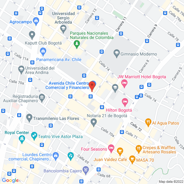 Mapa de Arneva S.A.S.