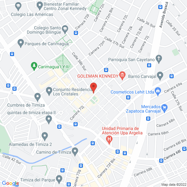 Mapa de Arqtek Arquitectura Y Técnica Ltda.