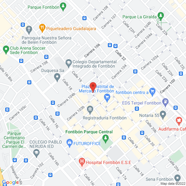 Mapa de Arquimatex E.U.