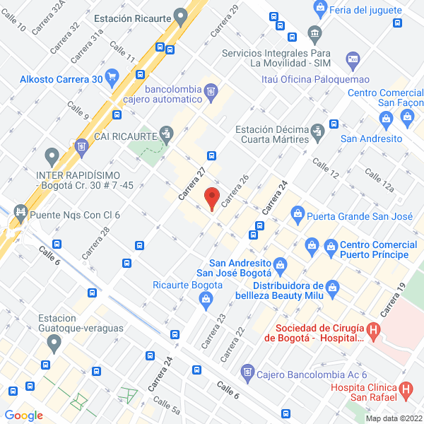 Mapa de Ars Distribuciones