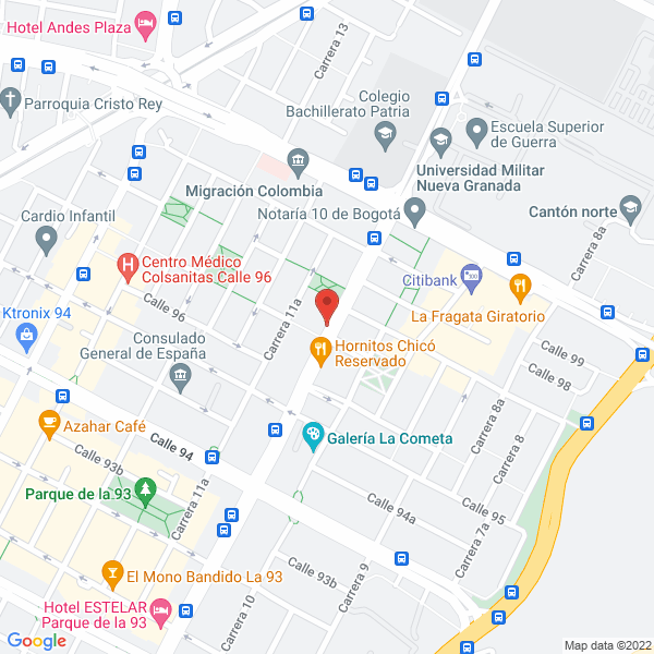 Mapa de Aló Punto Net