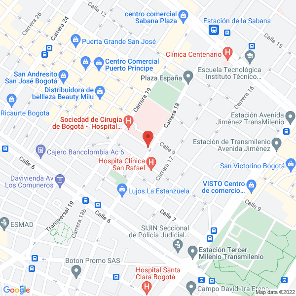 Mapa de Amortiguadores Colombia