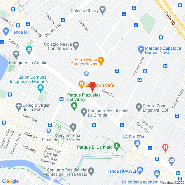 Mapa de Amparo Abondano Asesorias En Seguridad