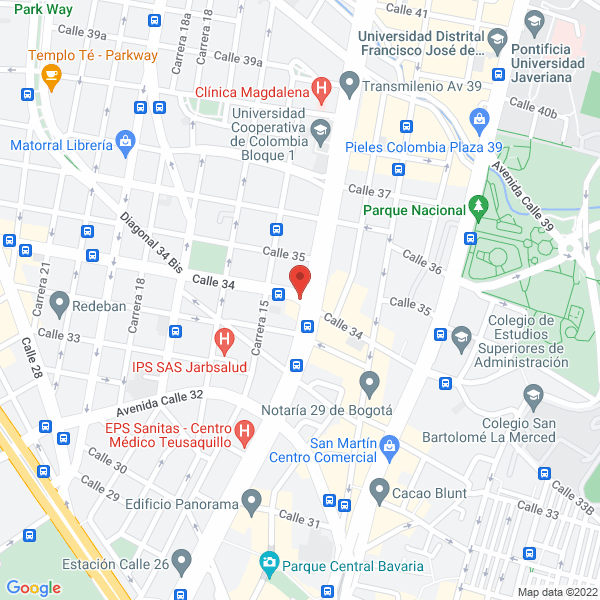 Mapa de Asemedis S.A.S.