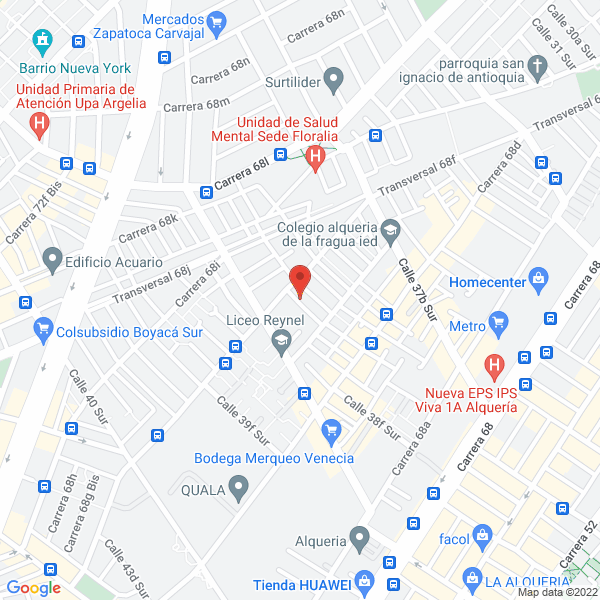 Mapa de Aservitcs S.A.S.