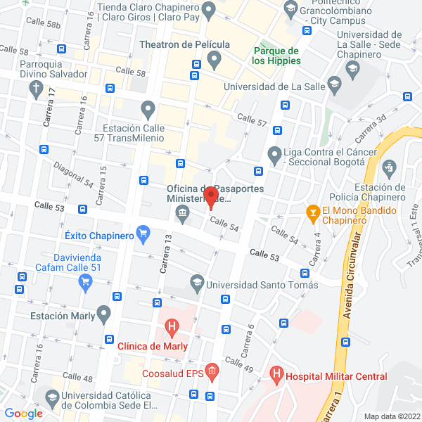 Mapa de Aserlo Ltda.