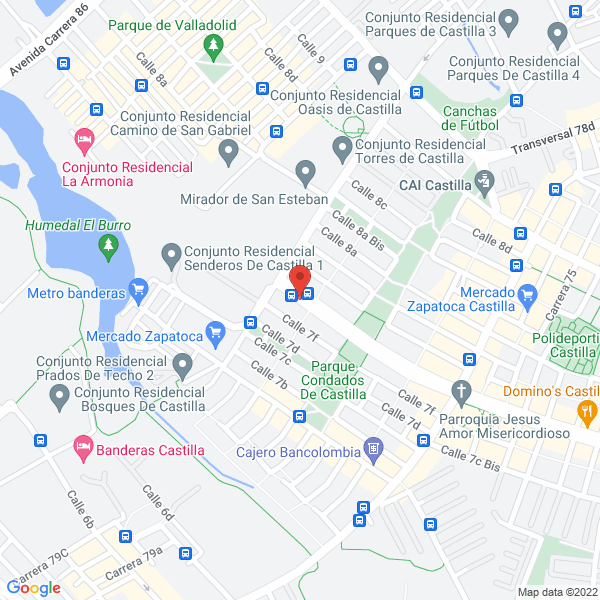Mapa de Asesores Comerciales Olarte