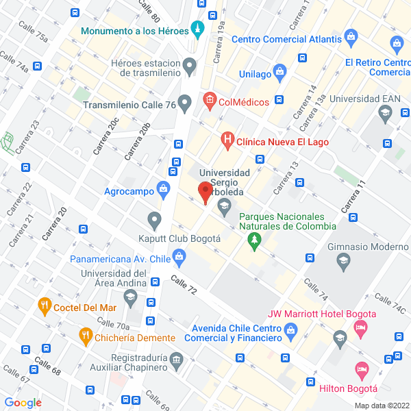 Mapa de Amalgamar C.I. Ltda.