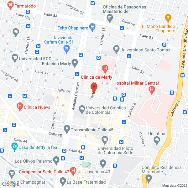 Mapa de Asociación Nacional De Técnicos Constructores