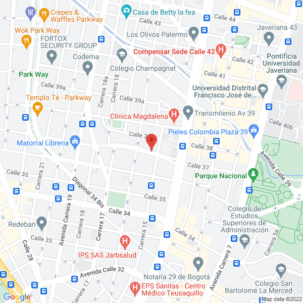 Mapa de Asocicación Cincia De La Espiritualidad