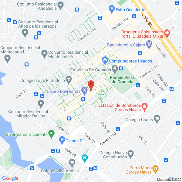 Mapa de Arepa Nice